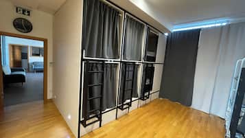 Premium bedding, free WiFi, bed sheets