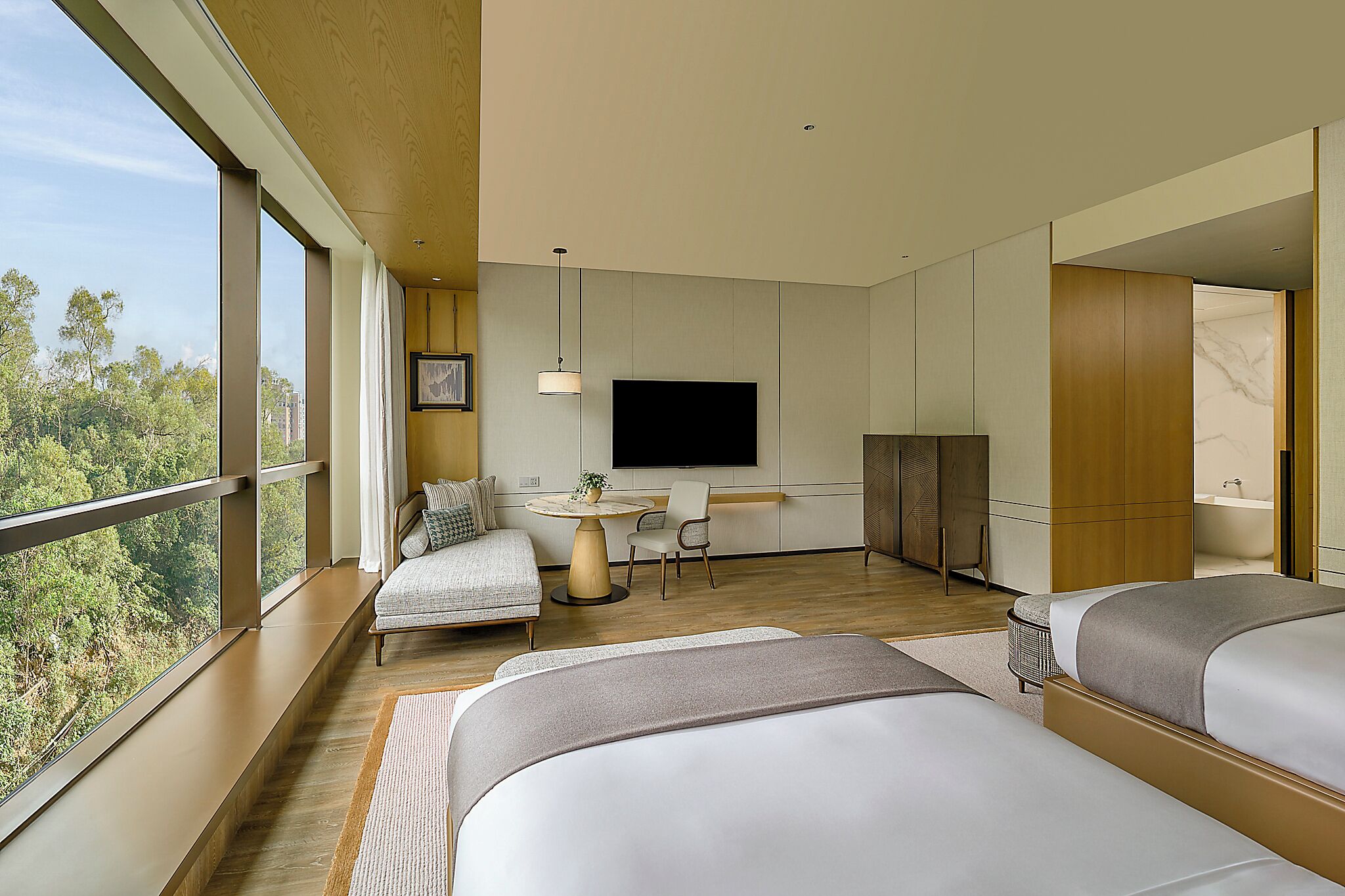 Deluxe Mountain View Twin Room | In-room safe, blackout drapes, WiFi (free)