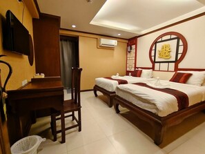 Superior Twin Room, Non Smoking | In-room safe, desk, blackout curtains, free WiFi - The Boone Hotel (Chiang Mai)