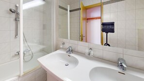 Hair dryer, towels