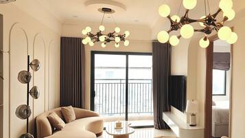 Lägenhet Superior - 3 sovrum | Vardagsrum | Tv