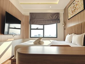 ซูพีเรียอพาร์ทเมนท์, 3 ห้องนอน | เครื่องนอนระดับพรีเมียม, โต๊ะทำงาน, Wi-Fi ฟรี, ผ้าปูที่นอน