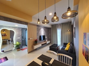 Apartment, 2 Bedrooms, City View | Premium bedding, desk, free WiFi, bed sheets