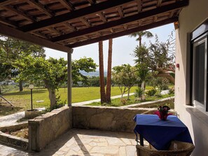 Blick auf den Garten