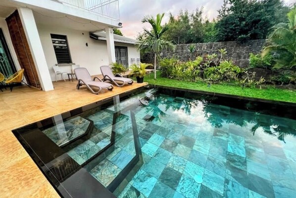 Pool - Vanilla Lodge: Private Outdoor Bath & Secluded Garden Shower | Peaceful Hideaway (Cap Malheureux)