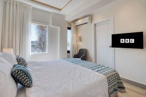 高级房 | 免费迷你吧物品、隔音、免费 WiFi、床单