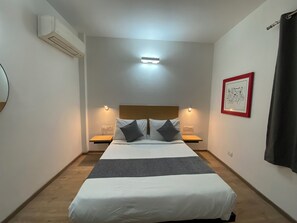 Quarto casal luxo, vista para a cidade | Roupas de cama de algodão egípcio, roupas de cama premium