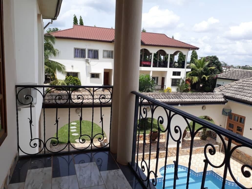 Executive Double Room, 1 King Bed, Non Smoking, Pool View | Terrace/patio
