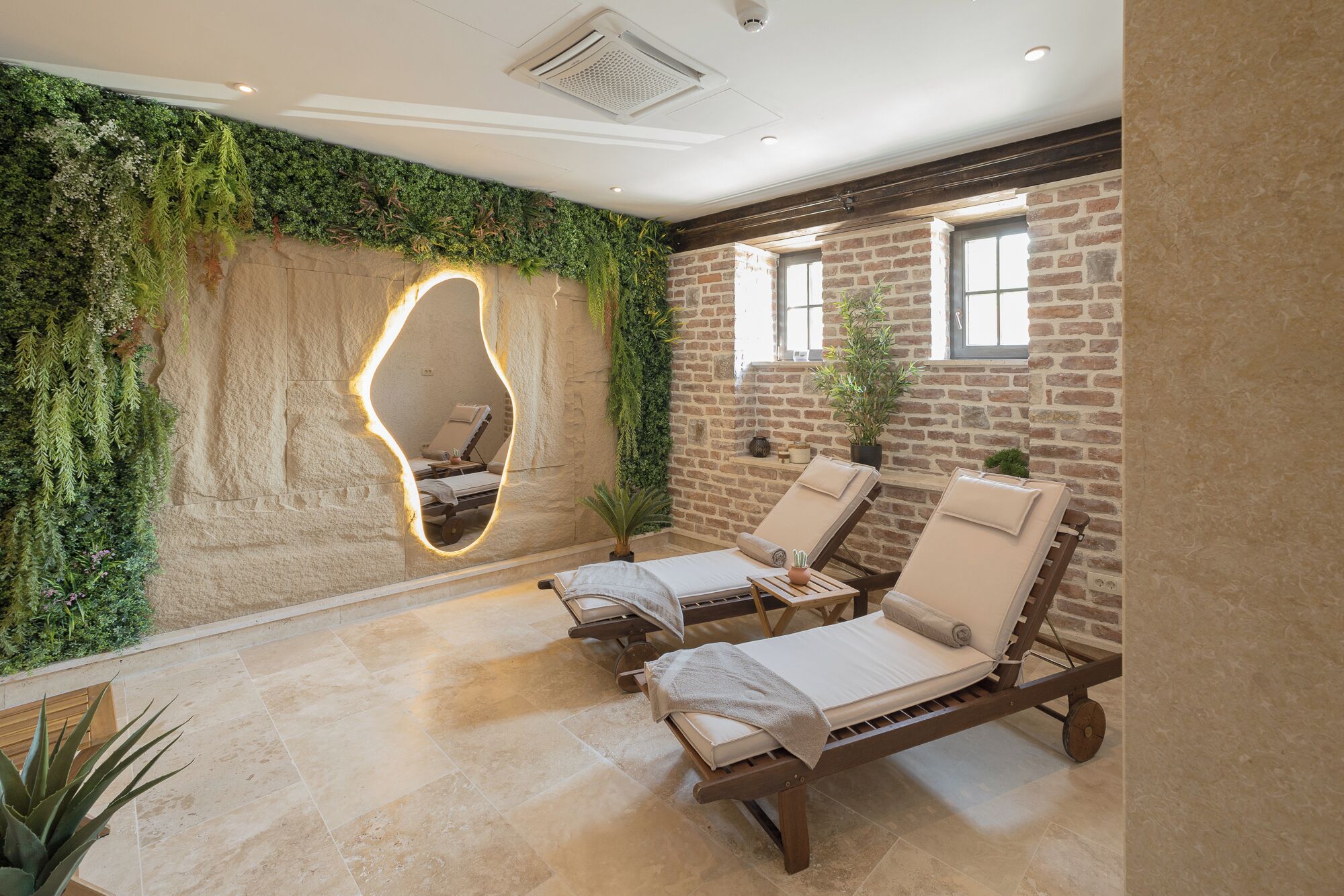 Een sauna, een stoombad