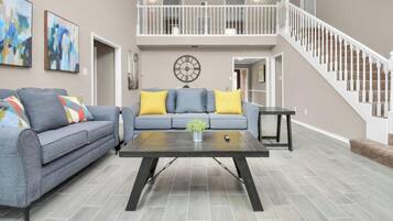 Smart TV, fireplace, offices