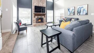 Smart TV, fireplace, offices