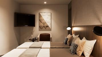 Senior City View | 1 bedroom, premium bedding, down comforters, memory foam beds