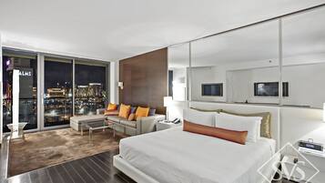 1 slaapkamer, een bureau, een strijkplank/strijkijzer, gratis wifi