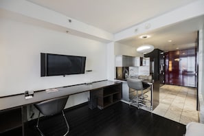 Interior - SVS: Strip View Studio | Balcony | Pool & Gym Access | Palms Place (Las Vegas)