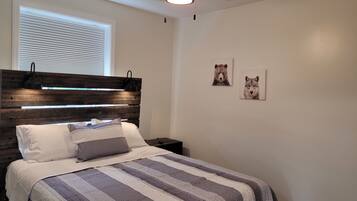 2 habitaciones, escritorio, wifi gratis y ropa de cama