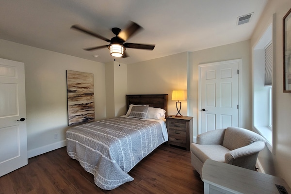 Queen sized bed number 1.