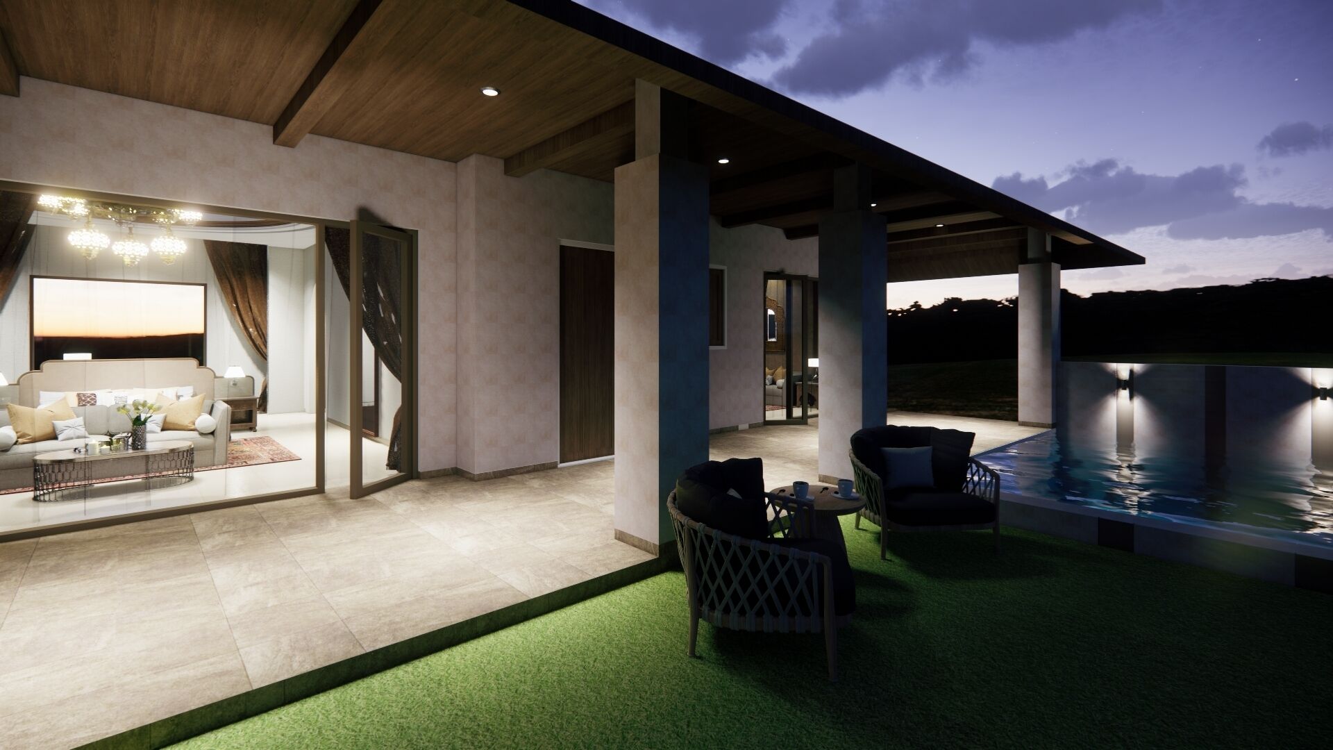 Fern Club Suite | Wohnbereich