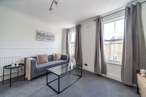 Apartment | Living area | 37-inch TV with cable channels, Netflix, streaming services - The Peckham Luxury Apartment (London)