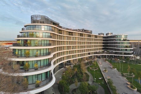 Aerial view. The Social Hub Rome