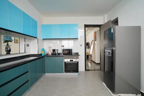 Familienapartment, Stadtblick | Eigene Küche