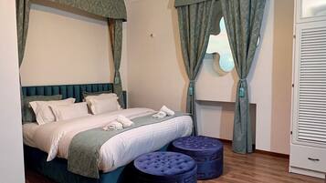 Egyptian cotton sheets, premium bedding, down duvets, pillow-top beds
