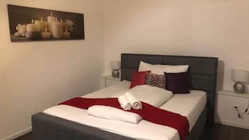 1 chambre, fer et planche Ă repasser, Wi-Fi, draps fournis