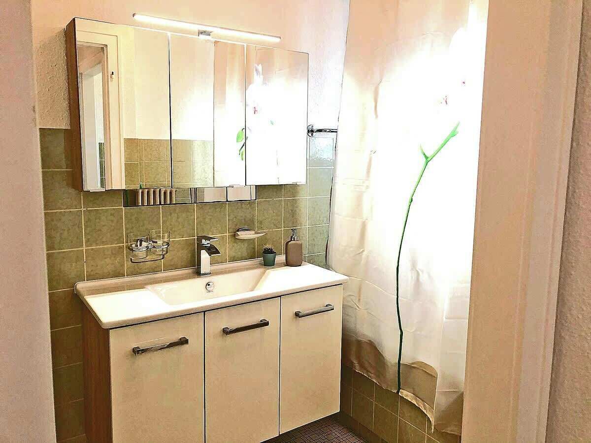 Douche, sèche-cheveux