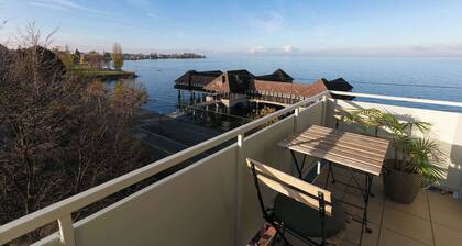 Appartement avec vue imprenable depuis le balcon