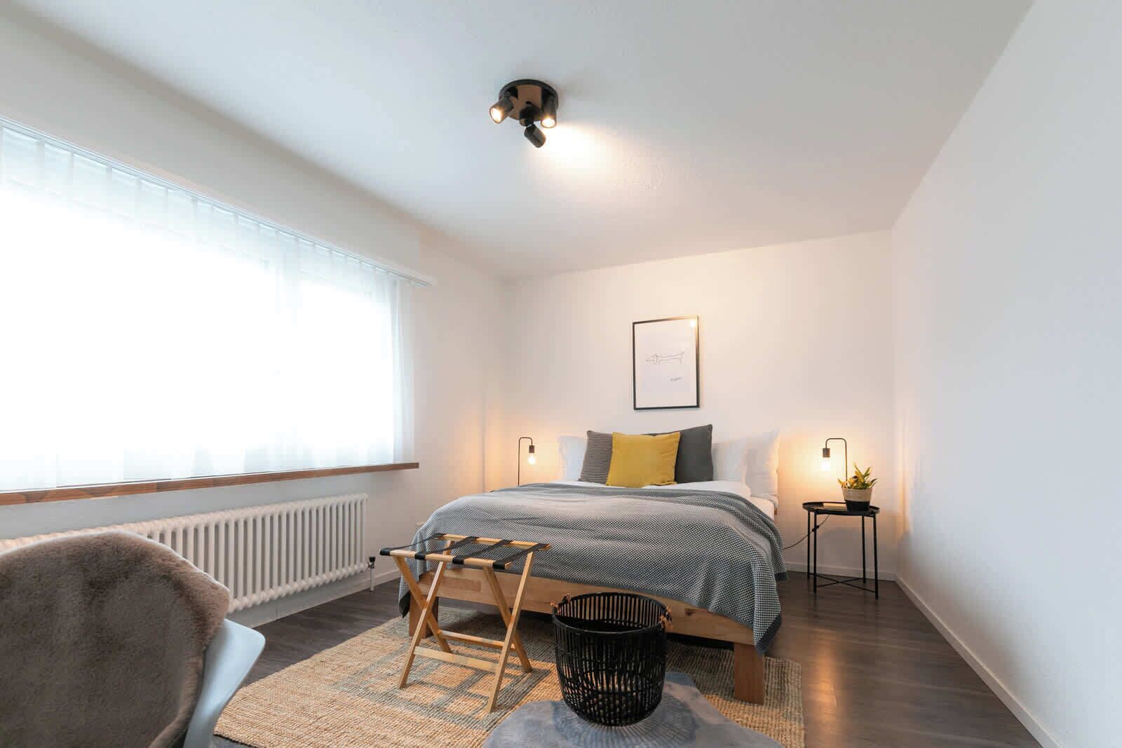 2 chambres, fer et planche à repasser, Wi-Fi, draps fournis