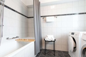 Een douche, een haardroger