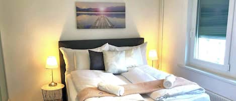 1 室のベッドルーム、アイロン / アイロン台、旅行用ベビーベッド、WiFi