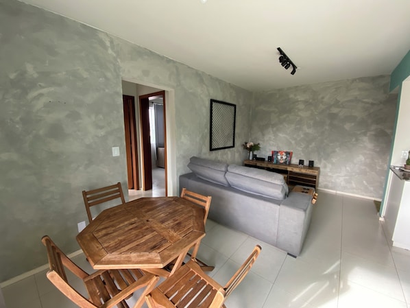 Comfort Apartment, City View | Living area | Flat-screen TV