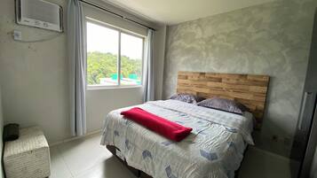 Apartamento conforto, vista para a cidade | 2 quartos, escrivaninha, espaço de trabalho para notebook