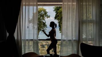 Deluxe-Suite, Seeblick | Terrasse/Patio