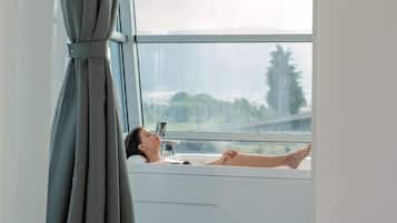 Suite Deluxe, vue lac | Bureau, chambres insonorisées, Wi-Fi gratuit