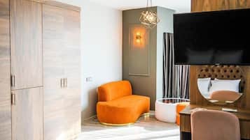 Panoramic Double Room, Sea View | 1 bedroom, Egyptian cotton sheets, premium bedding, minibar