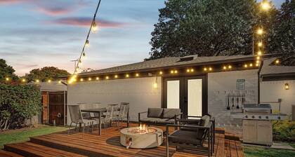 3-BD/3-BA Bungalow ft. Backyard w/ Deck & Firepit