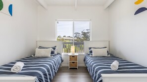 4 bedrooms, iron/ironing board, travel cot, free WiFi