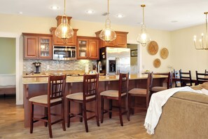 Fridge, microwave, oven, stovetop - Steps to Beach, Gulf Views, Community Pool, Sleeps 14! Adventure Time🌊 (Cape San Blas)