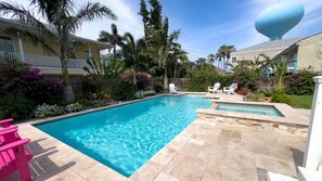 Pool - Tranquil Turquoise Retreat 3 Bedroom Home (South Padre Island)