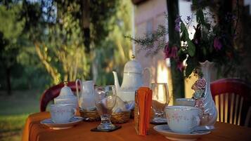 Opções para refeição ao ar livre