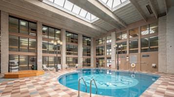 Indoor pool, a heated pool