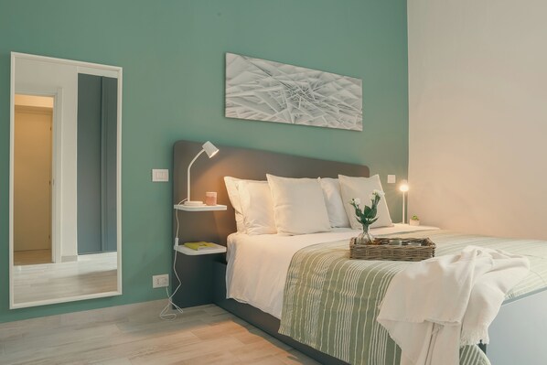 Appartement, balcon | 1 chambre, literie de qualité supérieure, couette en duvet d'oie