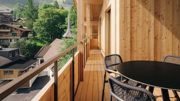 Apartment Strubel, balcony, mountain view | Balcony