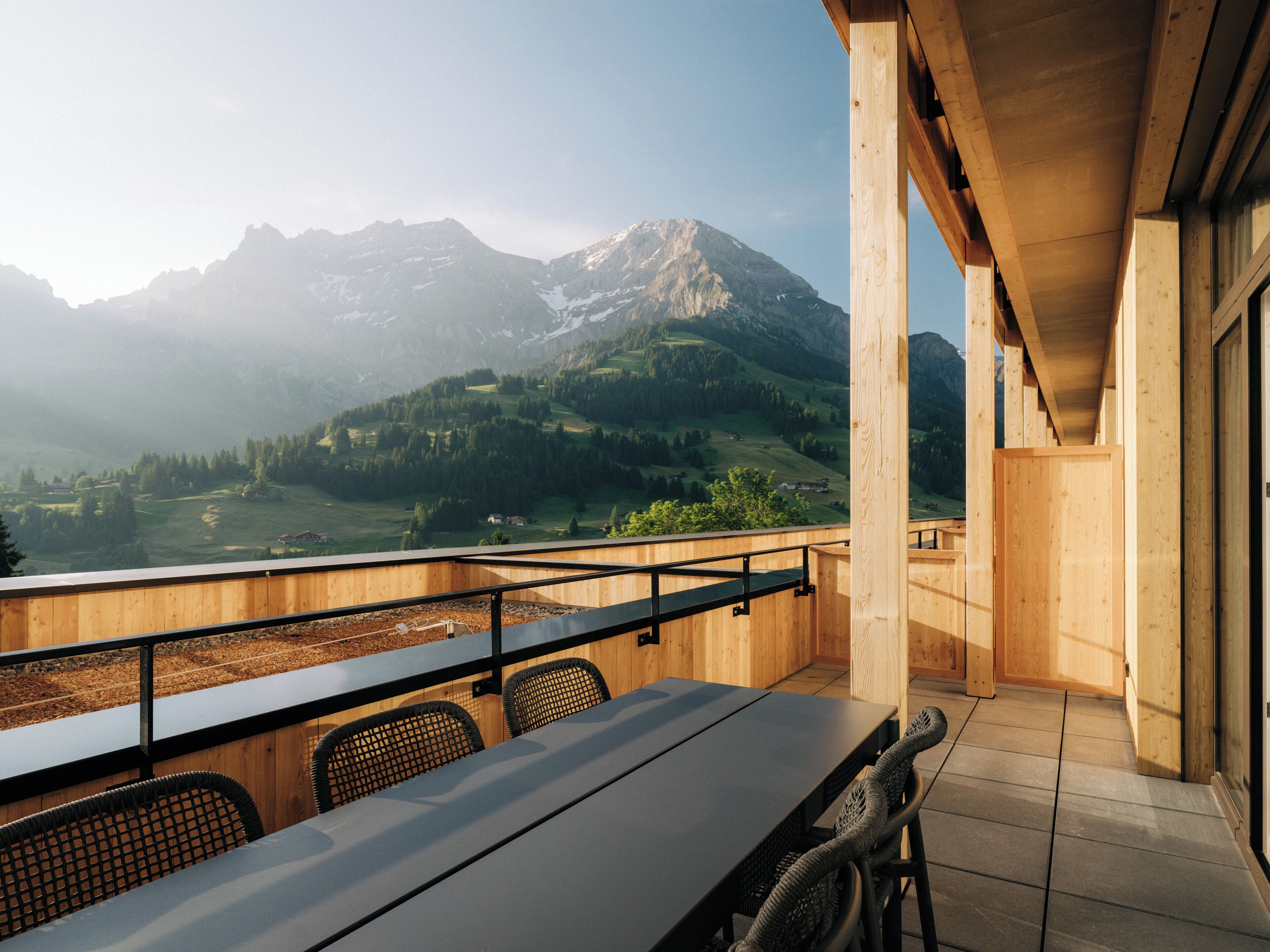 Apartment Fitzer, balcony, mountain view | Ausblick vom Zimmer