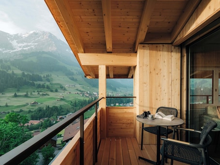 Apartment Lohner, balcony, mountain view | 阳台景观. KURVE 公寓和休息室