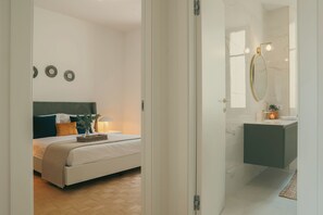 公寓 | 2 多间卧室、高档床上用品、羽绒被、熨斗/熨衣板