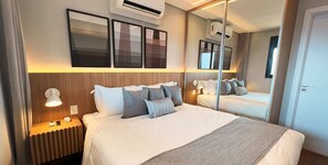 Peralatan tempat tidur premium, langsir/tirai gelap terus, kalis bunyi 