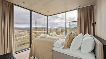 Family Cabin, Mountain View (Geysir) | Premium bedding, free WiFi