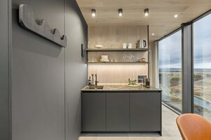 Cabaña familiar, vistas a la montaña (Geysir) | Cocina básica privada | Hervidor eléctrico